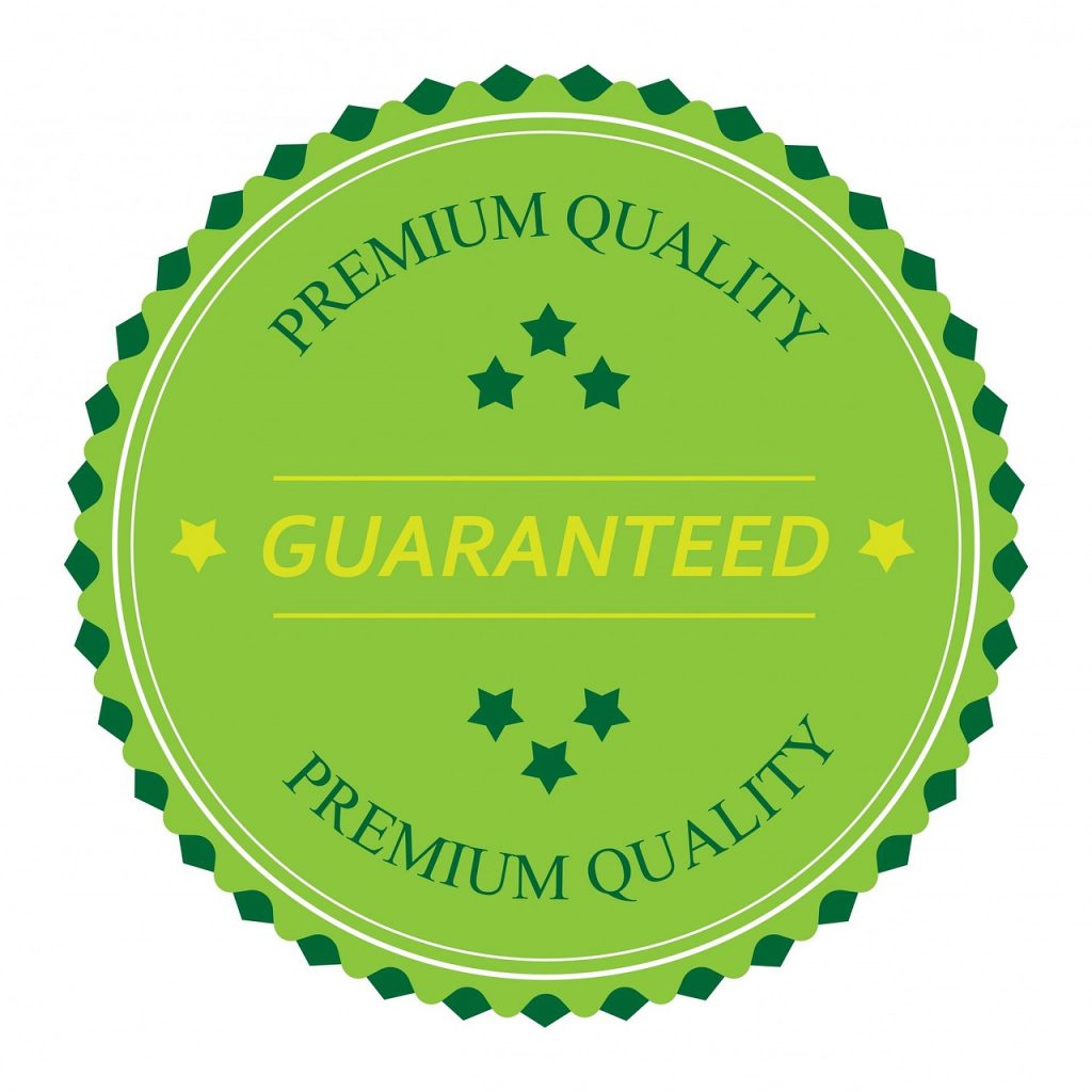 quality guarantee badge
